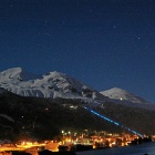 Thumbnail-Foto: Leuchtende Spur auf dem Zauberberg über Davos...