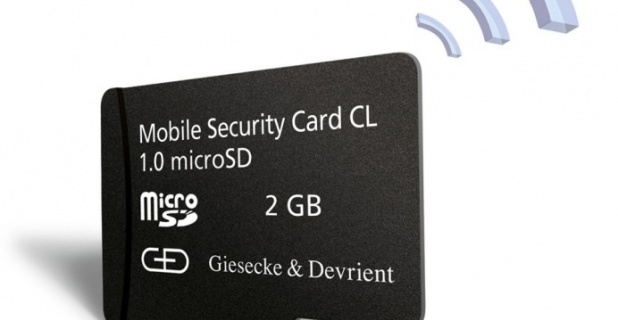 Speicherkarte mit integrierter Smart Card und NFC kompatibler...