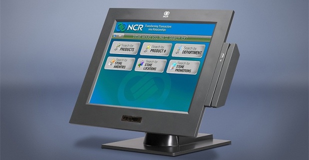 Die Selbstbedienungskasse NCR SelfServ Checkout gestaltet den Self-Checkout...