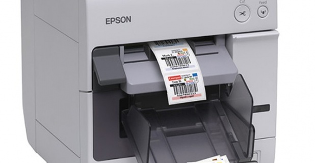 Epson zeigt seinen Discproducer PP-100N auf der Kiosk Europe Expo in Aktion...