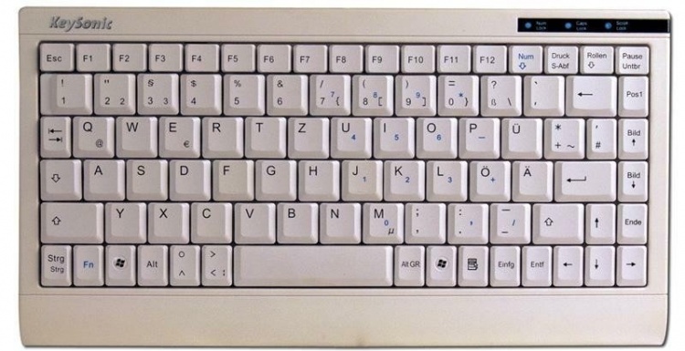 Foto: Die KKM-89-C Tastatur vereint auf 89 Tasten alle Funktionen einer...