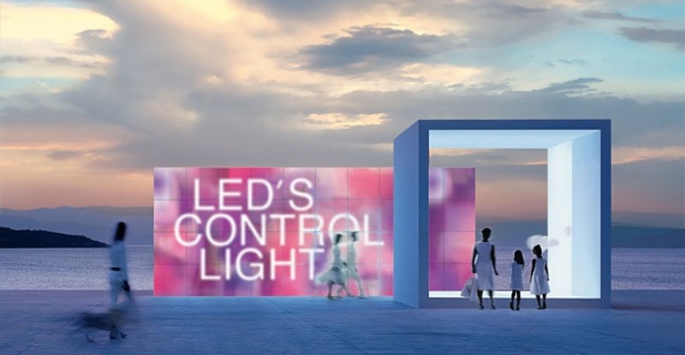 light+building 2010: Zumtobel baut eine Stadt des Lichtes...