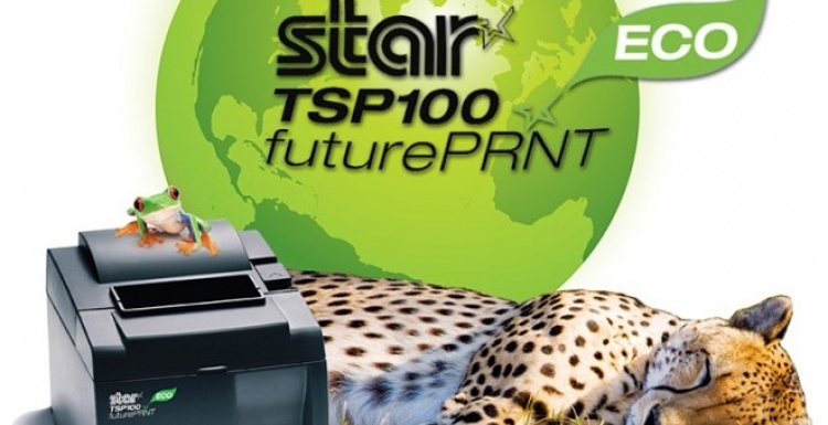 Foto: Neuer TSP100 Eco-Drucker von Star Micronics minimiert die Umweltbelastung...