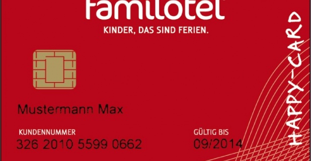 Maxicard realisiert die Familotel Happy-Card