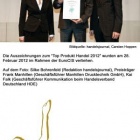 Thumbnail-Foto: Nominierung zum „Großen Preis des Mittelstandes 2012“ für die...