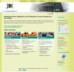 Die neue Portaleinstiegsseite www.man-druckt.de integriert die drei...