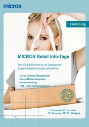 MICROS Retail-Info-Tage in Köln und Stuttgart