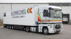 Die LKWs von Schmechel sind jetzt europaweit mit neuer TX-Telematik auf Achse....