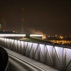 Thumbnail-Foto: Insta beleuchtet die Aussichtsplattform Horizontweg des Energiebergs...