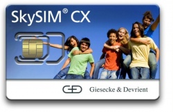Sky SIM CX ist für die drei aktuell verwendeten SIM-Formfaktoren 2FF,...