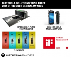 Motorola Solutions gewinnt drei iF product design awards 2014...