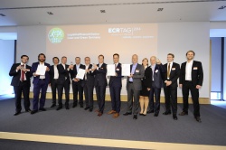 Die Preisträger des Lean and Green Awards auf dem ECR Tag 2014 in Nürnberg....