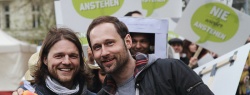 Karsten Schaal (l.) und Christian Fickert, Geschäftsführer von food.de....