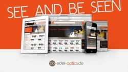 Edel-Optics Shop geht mit Responsive Design und extravagantem Layout an den...