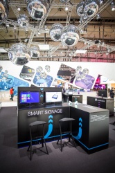 Der Software AG Smart Signage 
Showcase auf der CeBIT 2015....