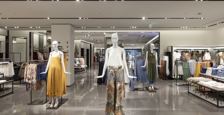 Foto: So kann Shopdesign aussehen: Zara in Hamburg