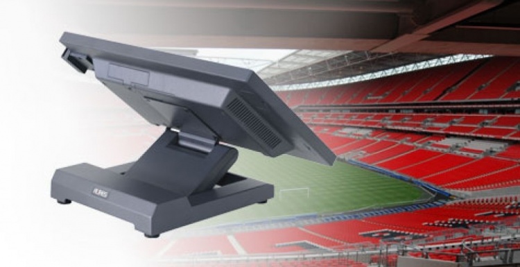 Foto: 800 Kassen von AURES im Wembley-Stadion installiert...