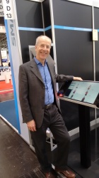 Frieder Hansen, CEO der Pyramid Computer GmbH, stellt die POS-Systeme des...