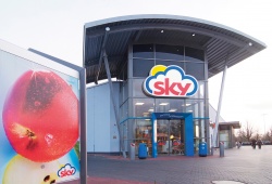 sky-Supermarkt in Kiel-Suchsdorf.