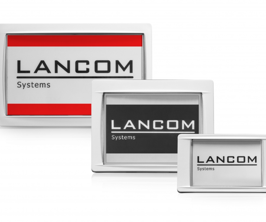 Foto: LANCOM ergänzt Wireless ePaper-Portfolio um farbfähige Displays...