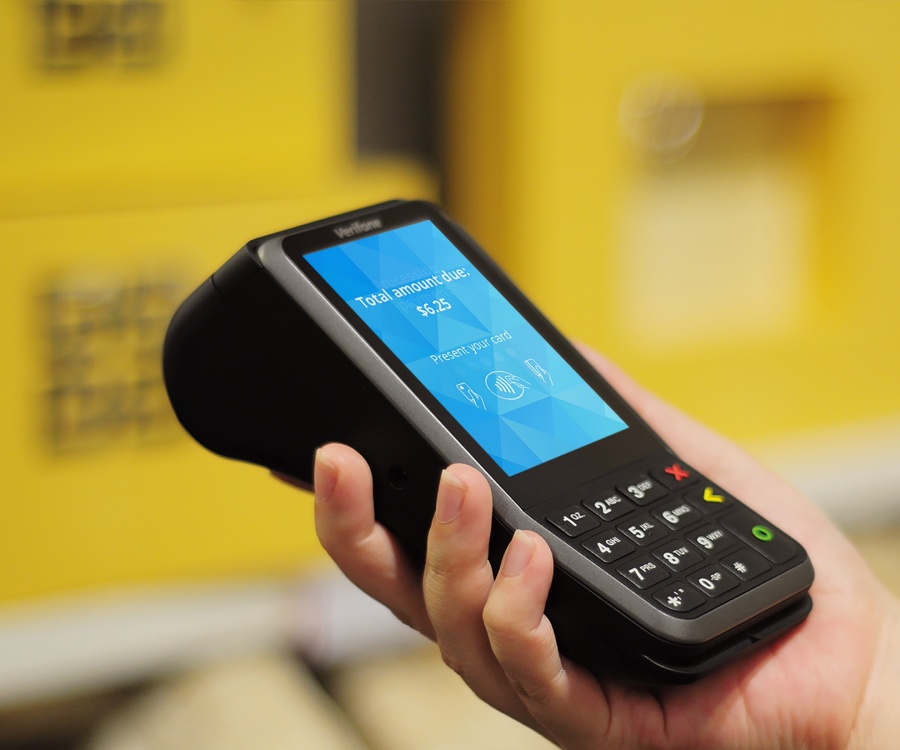 Foto: Neues Bezahlterminal Verifone V400m