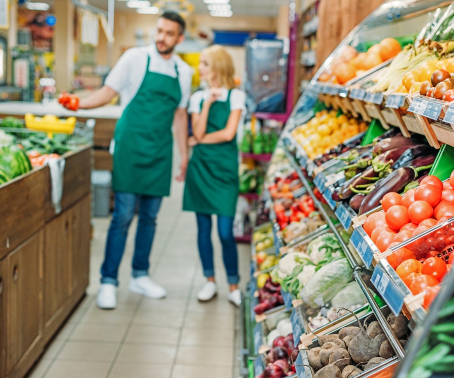 Foto: Arbeitsplatz Supermarkt