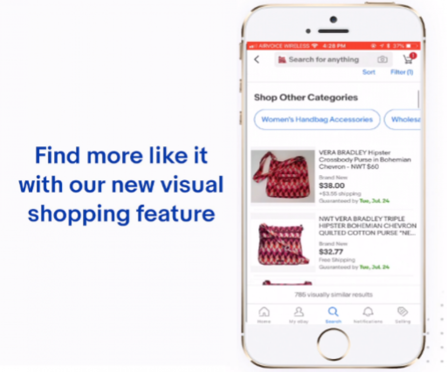 Foto: eBay startet Visual Shopping in der eBay-App