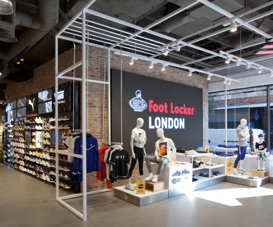 Foto: So kann Shopdesign aussehen: Foot Locker in London...