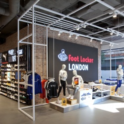 Thumbnail-Foto: So kann Shopdesign aussehen: Foot Locker in London...