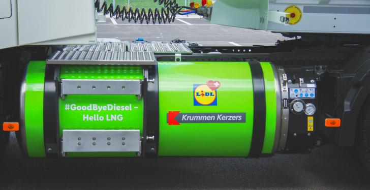 10 LNG-Lkw von Krummen Kerzers