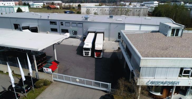 Servicecenter von Cartonplast in Dietzenbach: Ansicht von oben...