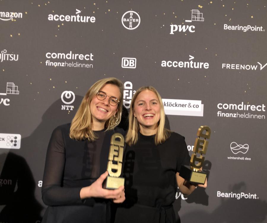 Foto: Frischepost-Gründerinnen gewinnen Digital Female Leader Award...