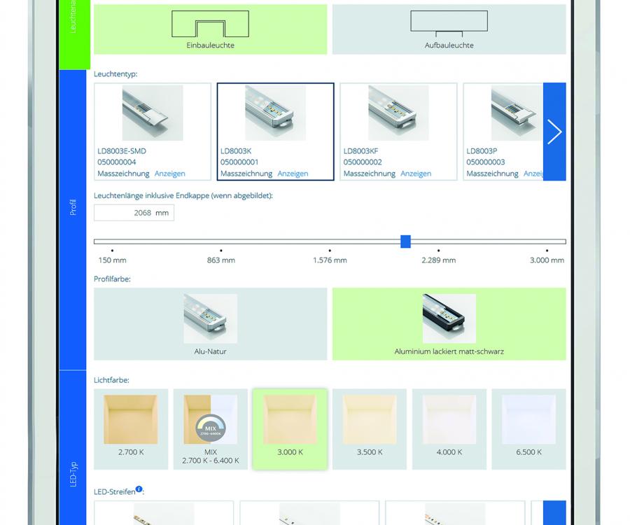 Foto: Individuelle LED-Leuchten für Shops, Möbel und Objekte...