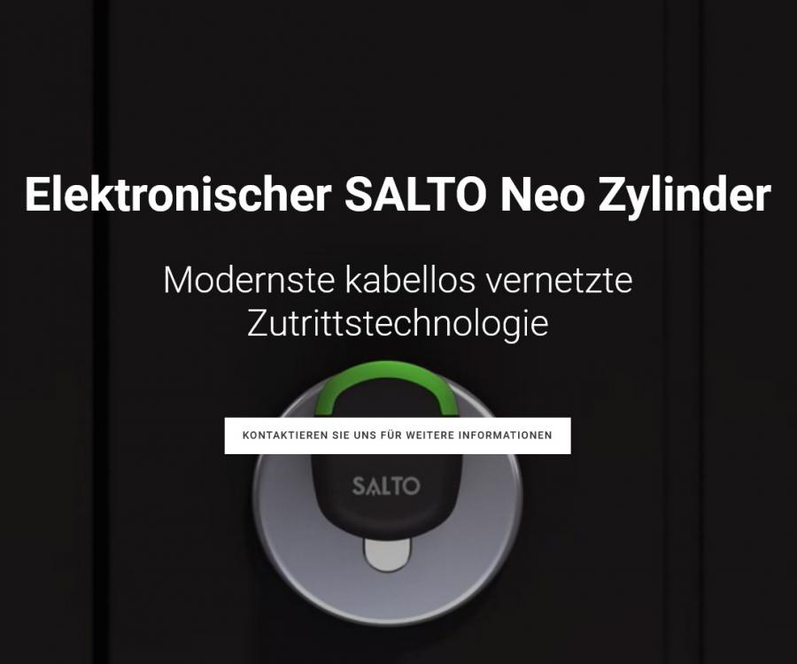 Foto: Microsite zum neuen SALTO Neo Zylinder