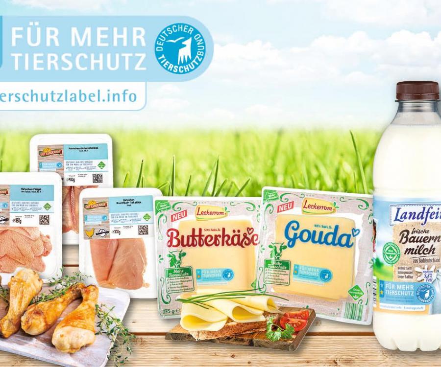 Foto: Tierschutzlabel bei NORMA