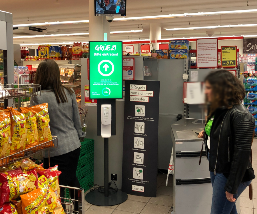 Foto: Automatisierte Kundenstrommessung: Du kommst hier (nicht) rein!...