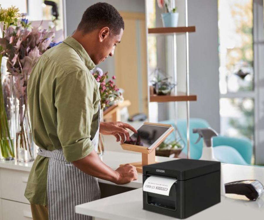 Foto: Citizen Systems bietet Lightning-Schnittstelle für POS-Drucker...