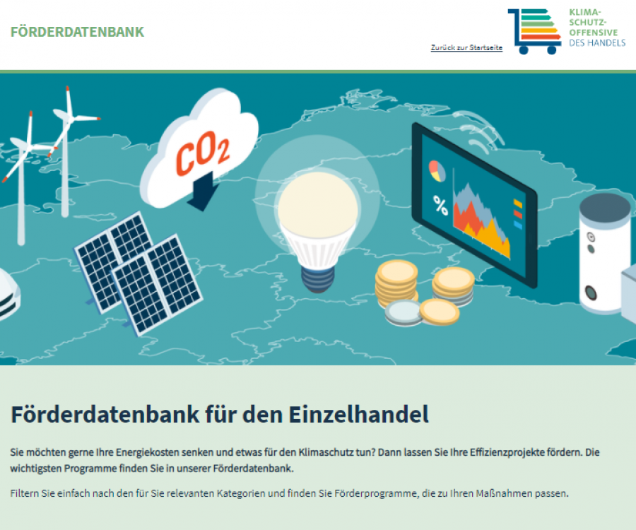 Foto: Förderdatenbank für Einzelhändler*innen geht online...