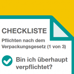 Thumbnail-Foto: Neue Checklisten von der Stiftung Zentrale Stelle Verpackungsregister...