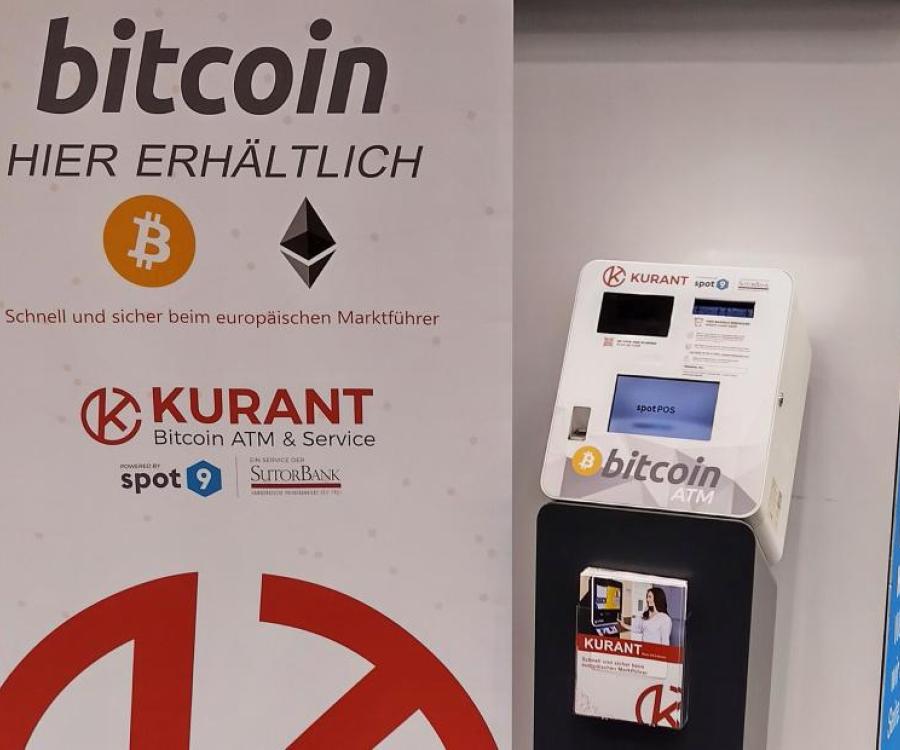 Foto: Kryptowährung leicht gemacht: Bitcoin-Automaten bei Saturn...