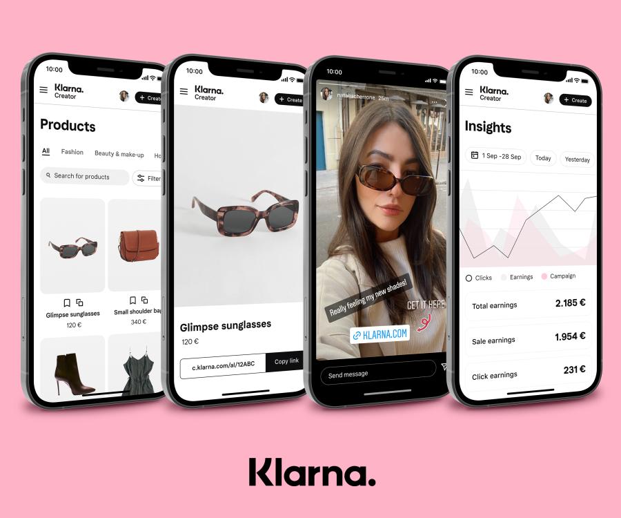 Foto: Klarna startet Plattform, um Creator*innen und Händler*innen...