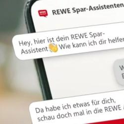 Thumbnail-Foto: REWE startet „REWE Spar-Assistent“ auf Instagram...