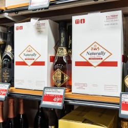 Thumbnail-Foto: Jütlands größte Weinhandlung ist mit digitalen Preisschildern...