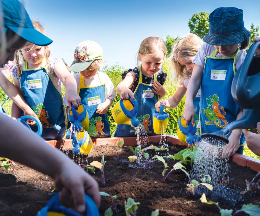 Foto: 15 Jahre „Gemüsebeete für Kids“: Ernährungsbildung als...