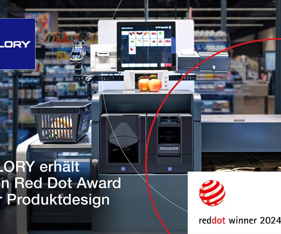 Foto: GLORY erhält Red Dot Award für Produktdesign...