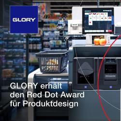 Thumbnail-Foto: GLORY erhält Red Dot Award für Produktdesign...