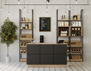 Foto: Modulare Ladensysteme: Design und Funktionalität in modernem Einzelhandel...