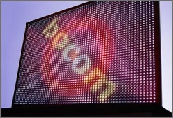 Der bocom Panorama-Matrix-LED Bildschirm
