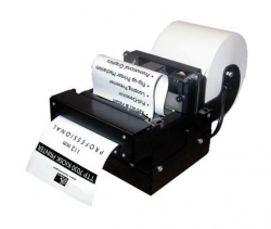 TTP 7030/112 with Roll Holder behind for up to Ø200 mm paper roll...