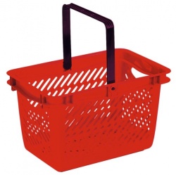 Einkaufskorb (hier in Rot)